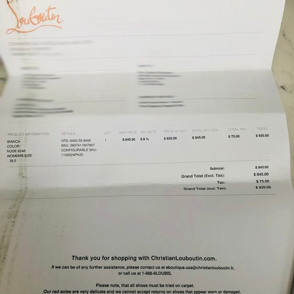 Christian Louboutin Bianca Platform Pump Size 38.5 - Picture 15 of 15